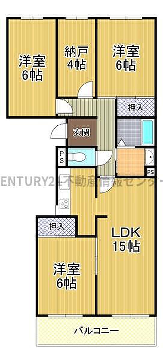 5階建の最上階部分！上階にお部屋が無い為、足音などが気にならず生活して頂けます！