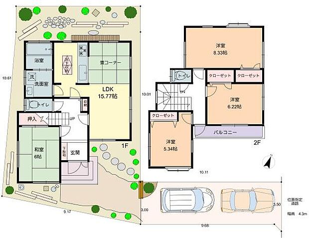 ＪＲ京浜東北・根岸線 浦和駅まで 徒歩27分(4LDK)の間取り