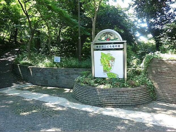 横浜市こども植物園まで1114m、徒歩約13分です