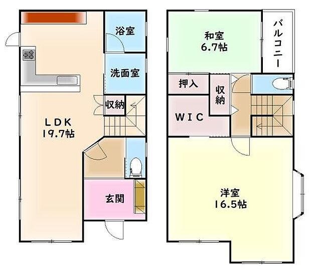 南海本線 吉見ノ里駅まで 徒歩3分(3SLDK)の間取り