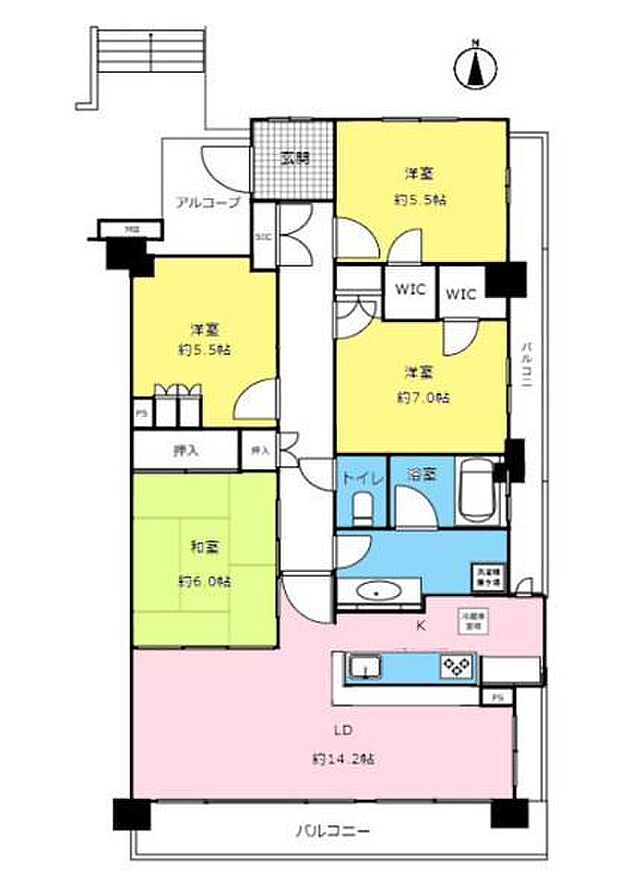 《間取り》■リビング中心の新生活。光を取り入れる開放的な設計で居心地の良い時間を演出します。