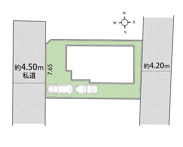 4LDK+カースペース2台（車種制限有）