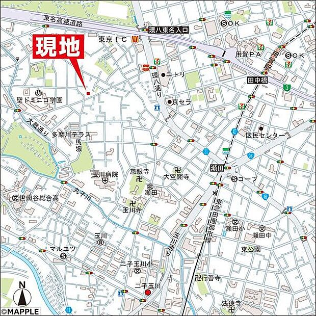 東急田園都市線 用賀駅まで 徒歩14分(3LDK)のその他画像