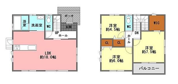 ※図面と現況が異なる場合は現況を優先させていただきます。