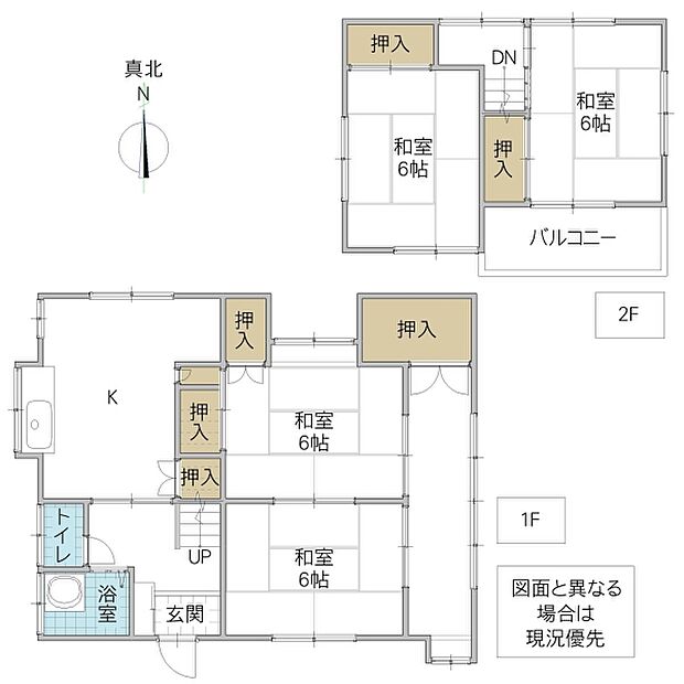 水戸市千波町(4K)の間取り