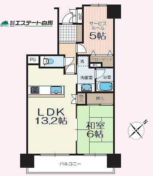 エステ・スクエア武蔵藤沢2壱番館(1SLDK) 3階の間取り