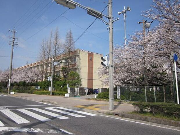 高浜中学校まで1400m