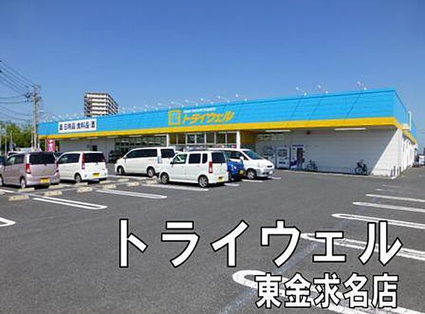 ドラッグストアトライウェル東金求名店まで850m