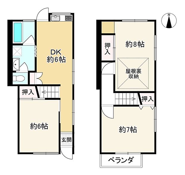 阪急箕面線 箕面駅まで 徒歩12分(3DK)の間取り