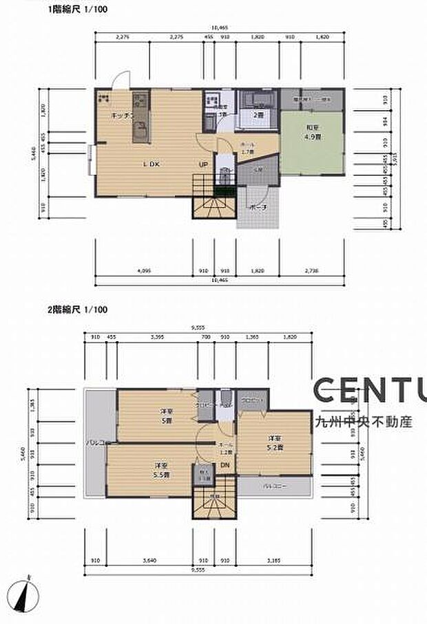 早良区原8丁目　中古戸建(4LDK)の間取り