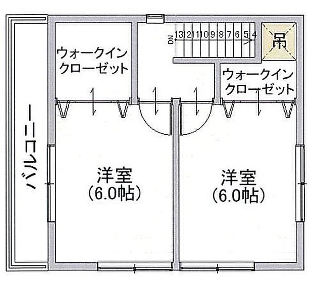 ３階間取り