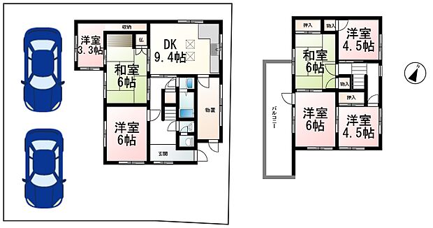 高砂町(7SDK)の間取り