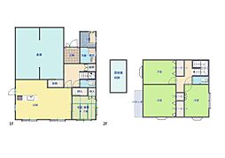 近江鉄道近江本線 五箇荘駅 3.6km 4LDKの間取り