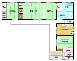 猪野戸建 4DKの間取り