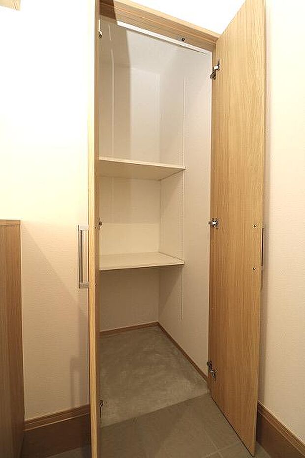 土間収納:室内に持ち込みたくないものの収納も安心