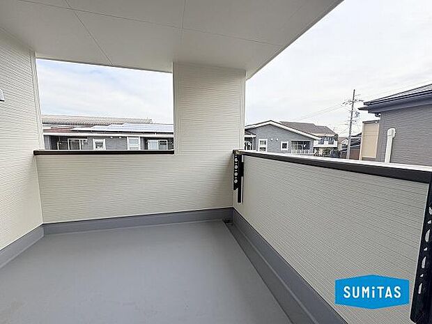 洗濯物もたっぷり干せます♪