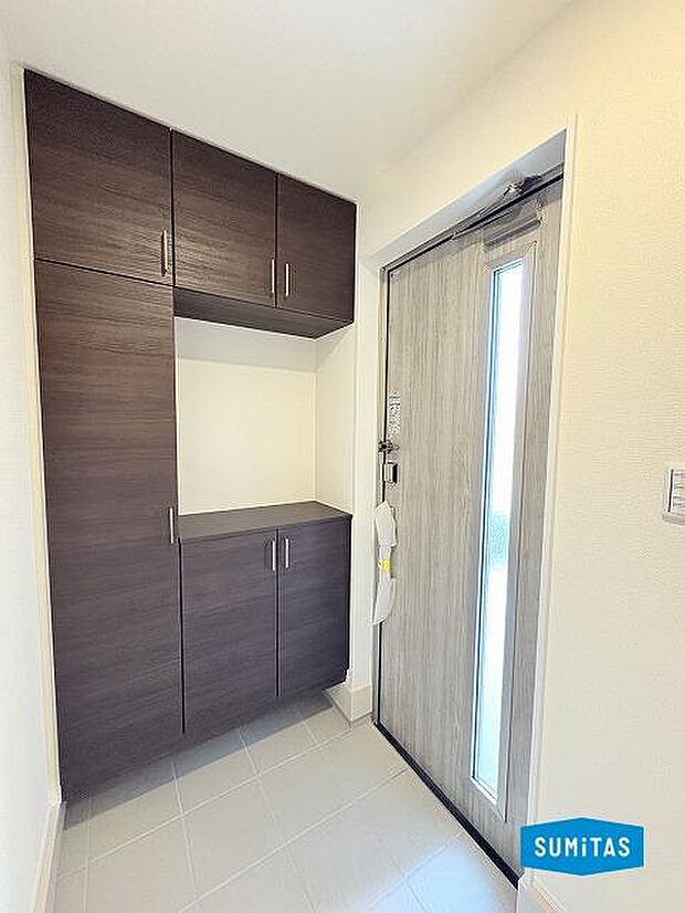 収納豊富な玄関◎