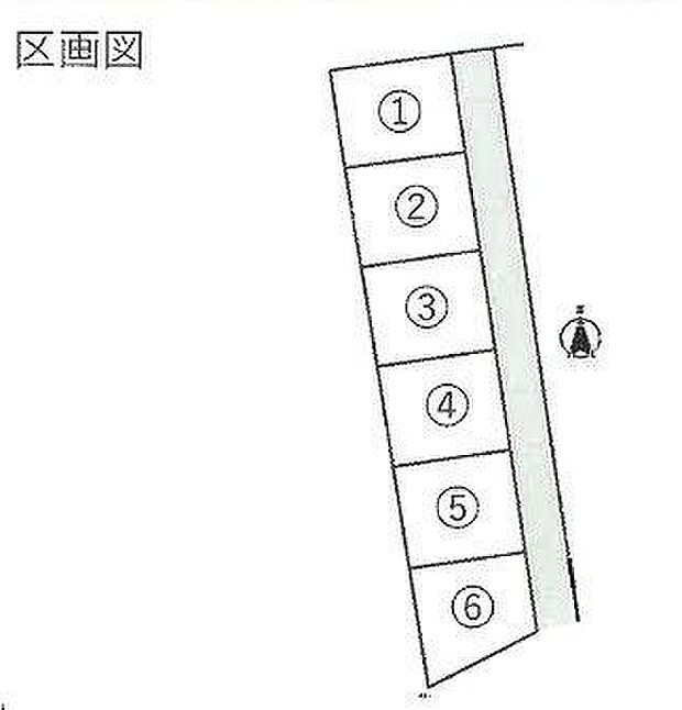 全体区画図:1号地