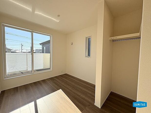 2階洋室5.0帖。ウォークインクロゼット付です。