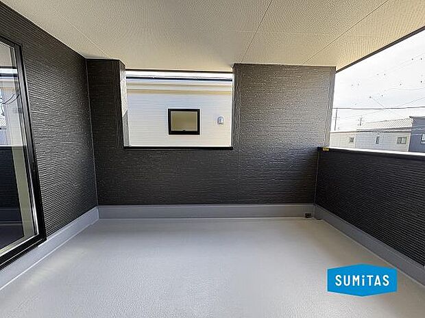 インナーバルコニーで急な雨にも安心♪