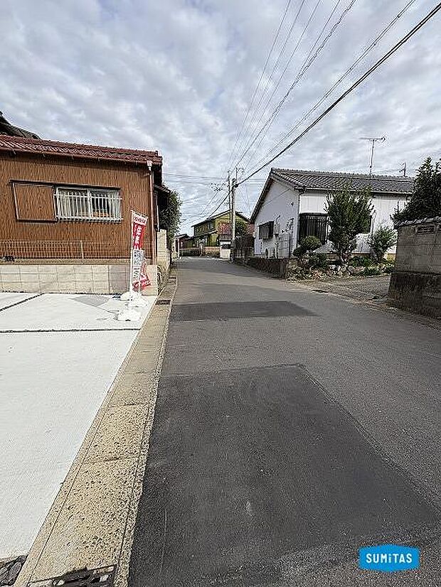 前面道路は幅員約5.1m
