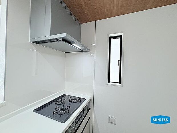 3口コンロ付きでお料理もはかどる