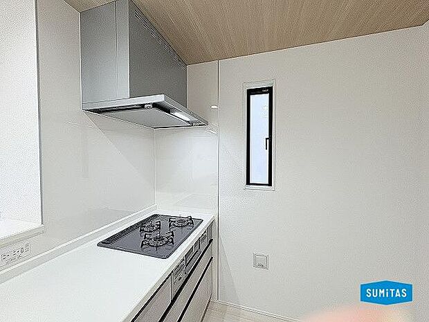 3口コンロ付きでお料理もはかどる♪