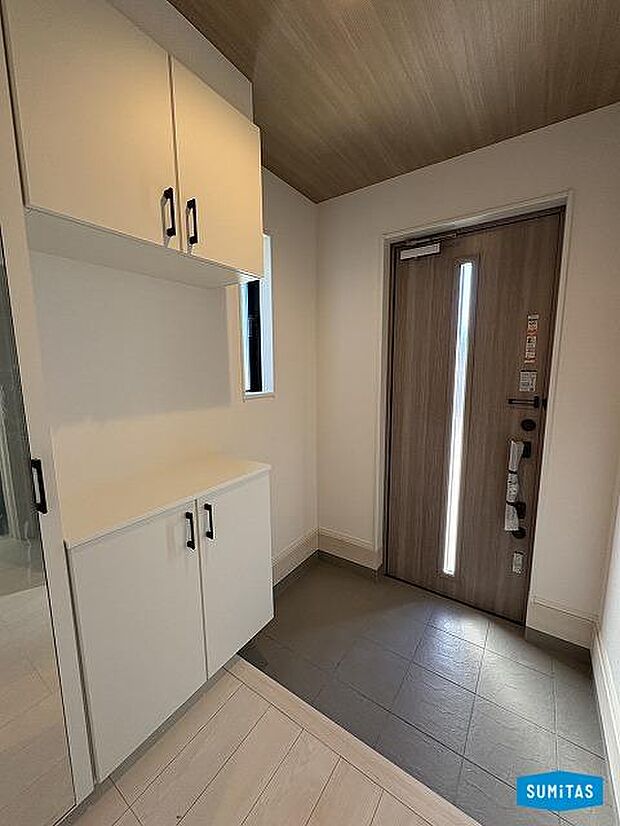 収納付きの玄関◎