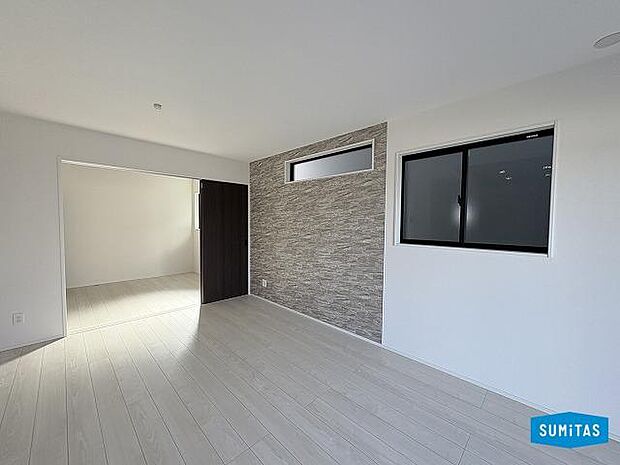 アクセントクロスがお洒落♪