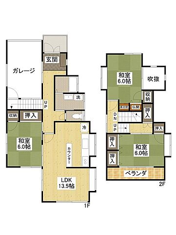 間取り 広島市安佐北区亀山5丁目