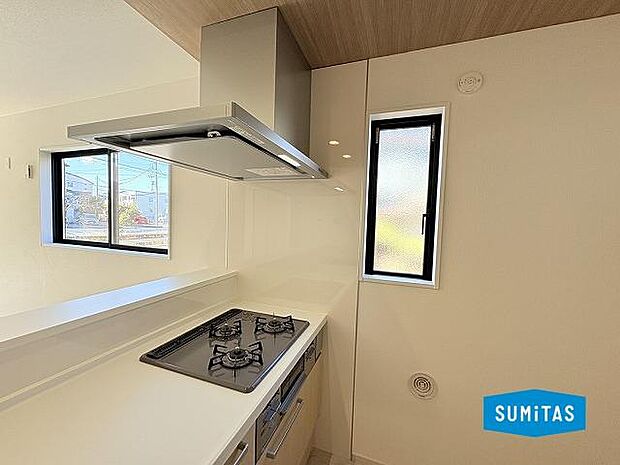 3口コンロで忙しいお料理もはかどる♪