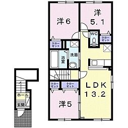 ルピナス文京 3LDKの間取図画像