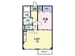 ポラール 1LDKの間取図画像