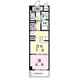 セレーノ　パラッツオ 1階1DKの間取り