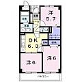 双藤マンション3階7.1万円