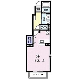 ベル・アンジュ1 ワンルームの間取図画像