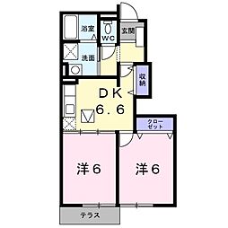 間取図画像 2DK