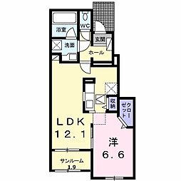 間取図画像 1LDK