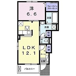 間取図画像 1LDK