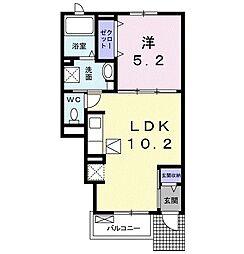 間取図画像 1LDK
