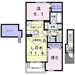 グレイスフォレスト 2LDKの間取図画像