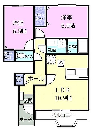 ホームズ 宮城県仙台市宮城野区岩切字堰下 2ldk 賃料6 6万円 1階 55 72 賃貸アパート住宅情報