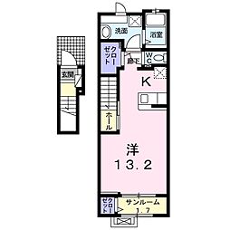サクシード ワンルームの間取図画像