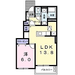 間取図画像 1LDK