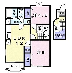 シャルムカンアイ 2LDKの間取図画像