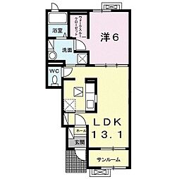 間取図画像 1LDK
