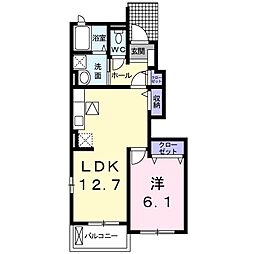 間取図画像 1LDK