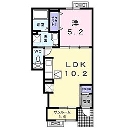 間取図画像 1LDK