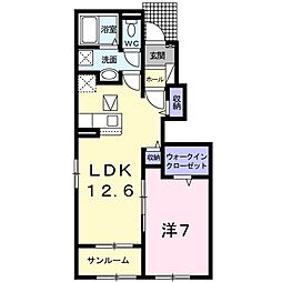 間取図画像 1LDK
