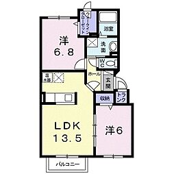チセコロカムイ 2LDKの間取図画像